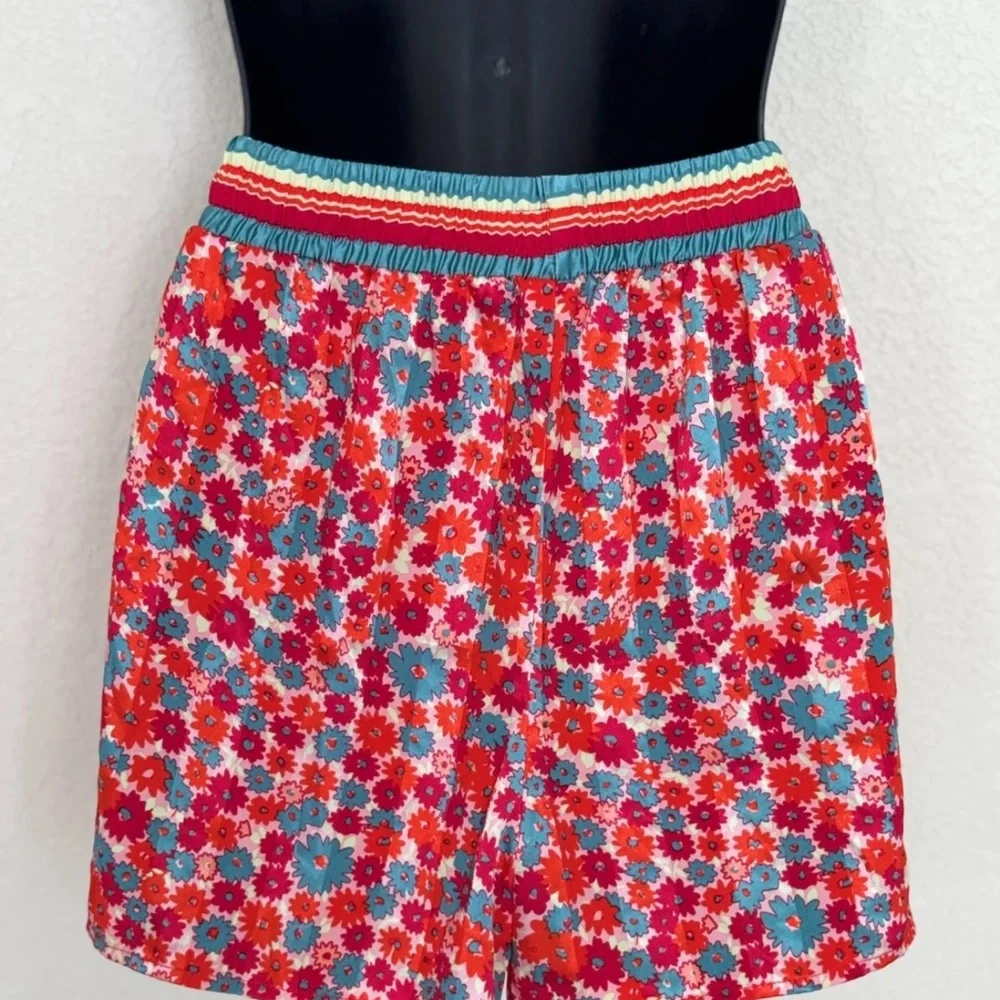 NWOT Free People Pajama Talk Womens Floral Pajama Set size medium, adorable - Picture 3 of 11
